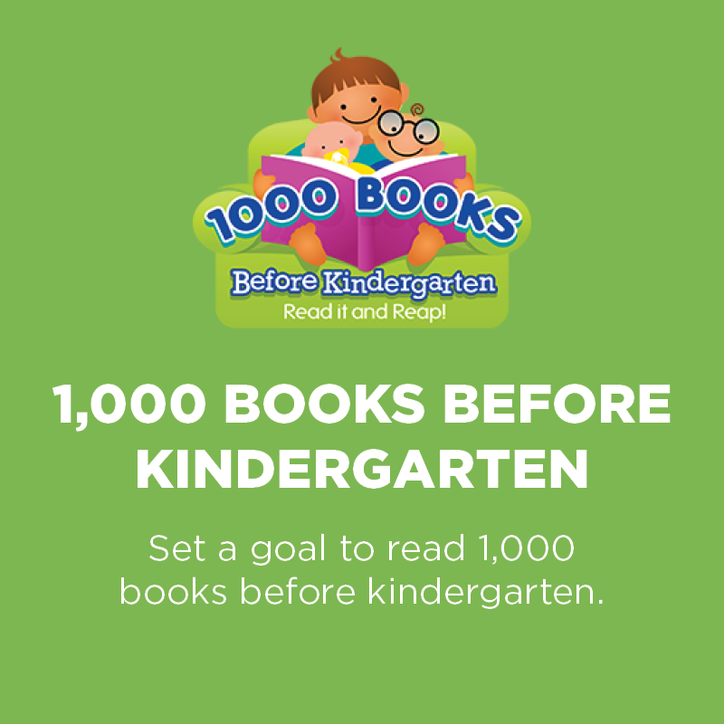 1000 books before kindergarten